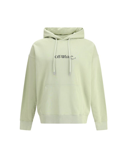 Off-White Green Cotton Sweatshirt