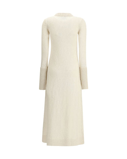SA SU PHI White Cashmere Casual Dress