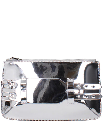Maison Margiela Gray Leather Clutch Bag