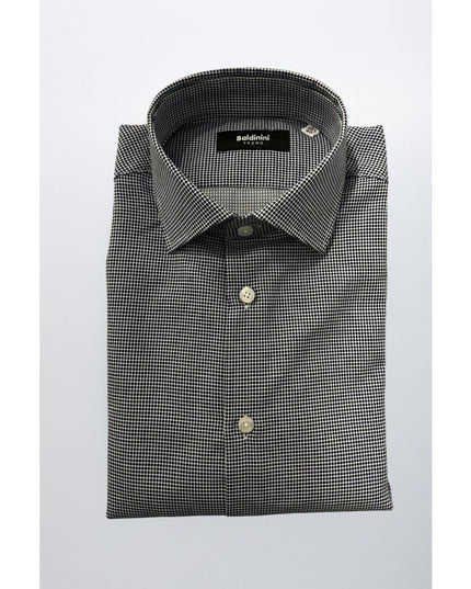Baldinini Trend Blue Cotton Men Shirt