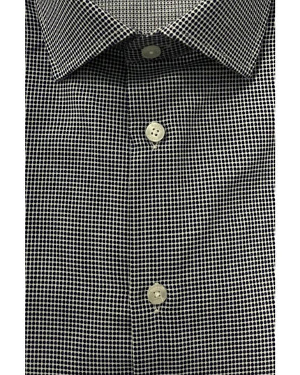 Baldinini Trend Blue Cotton Men Shirt