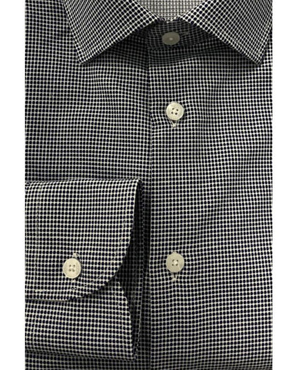 Baldinini Trend Blue Cotton Men Shirt