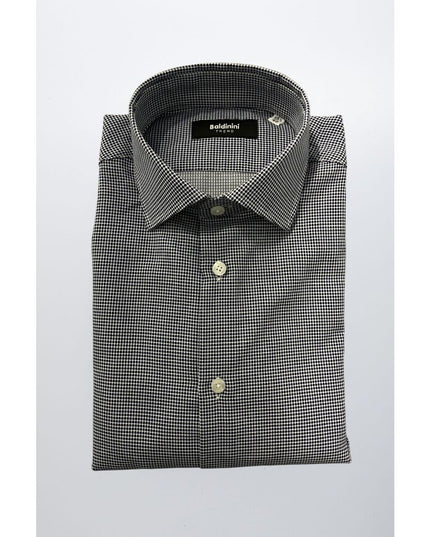 Baldinini Trend Blue Cotton Men Shirt