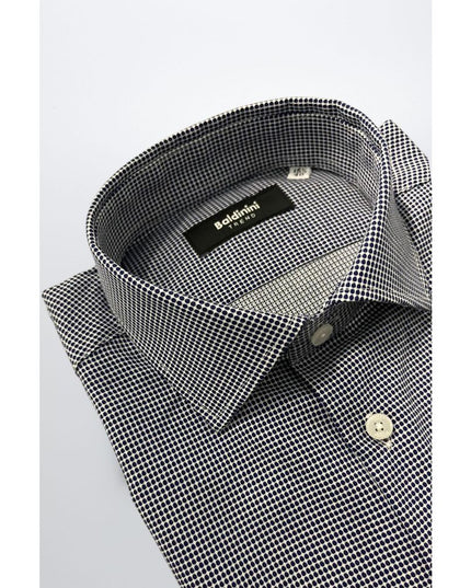 Baldinini Trend Blue Cotton Men Shirt