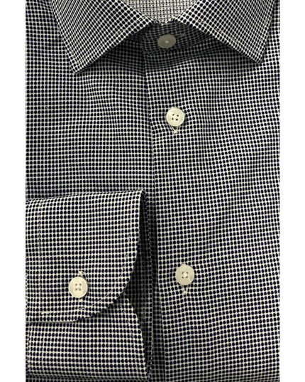 Baldinini Trend Blue Cotton Men Shirt