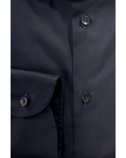 Baldinini Trend Black Cotton Men's Shirt