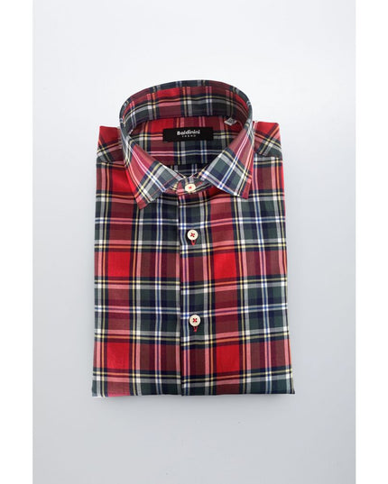 Baldinini Trend Multicolor Cotton Men Shirt