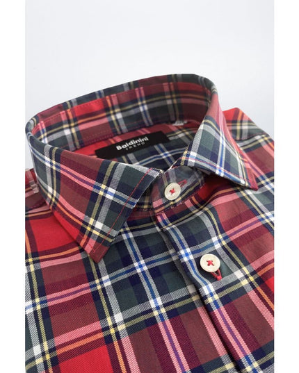 Baldinini Trend Multicolor Cotton Men Shirt