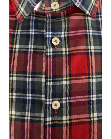 Baldinini Trend Multicolor Cotton Men Shirt