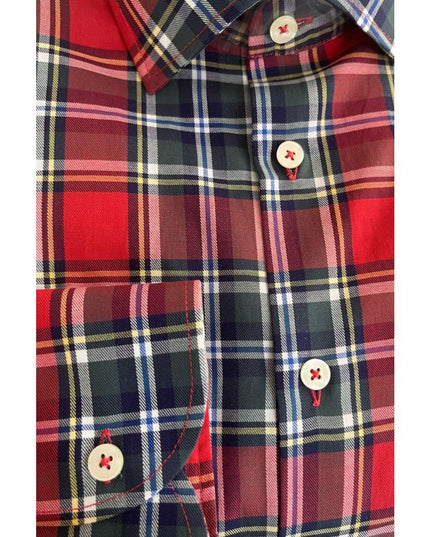 Baldinini Trend Multicolor Cotton Men Shirt