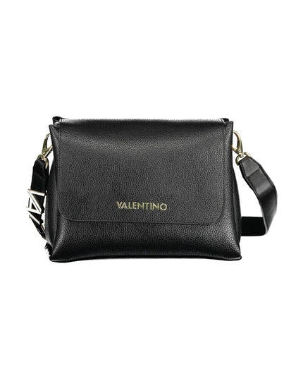 Mario Valentino Black Polyurethane Women Handbag