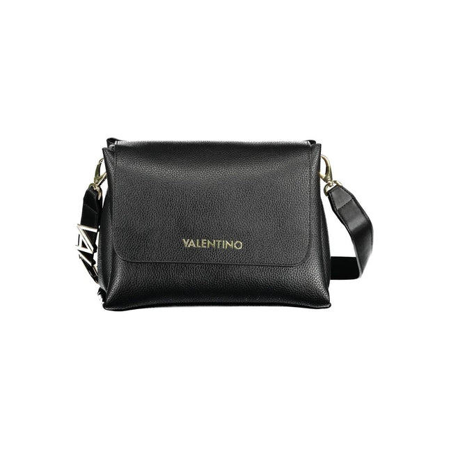 Mario Valentino Black Polyurethane Women Handbag