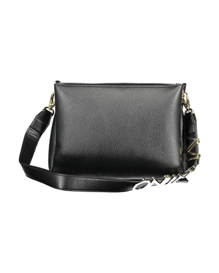 Mario Valentino Black Polyurethane Women Handbag