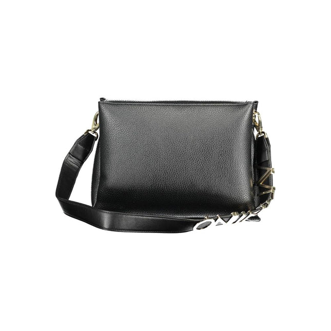 Mario Valentino Black Polyurethane Women Handbag