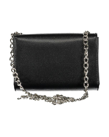 Mario Valentino Black Polyurethane Women's Shoulder Bag