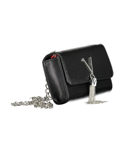 Mario Valentino Black Polyurethane Women's Shoulder Bag