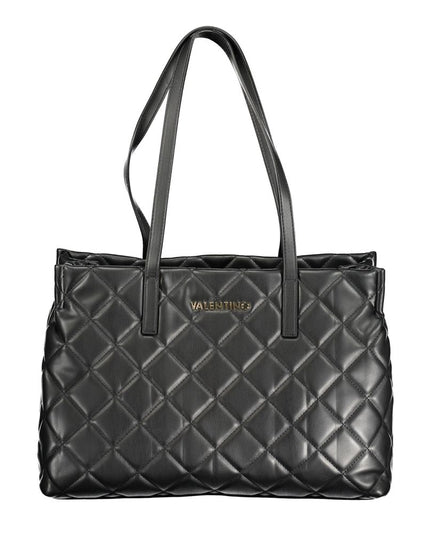 Mario Valentino Nero Poliuretano Woman Shoulder Bag