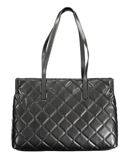Mario Valentino Nero Poliuretano Woman Shoulder Bag
