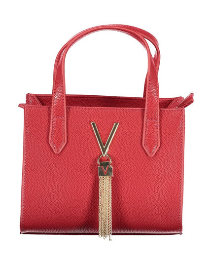 Mario Valentino Red Polyethylene Women Handbag