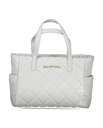 Mario Valentino Gray Polyethylene Handbag
