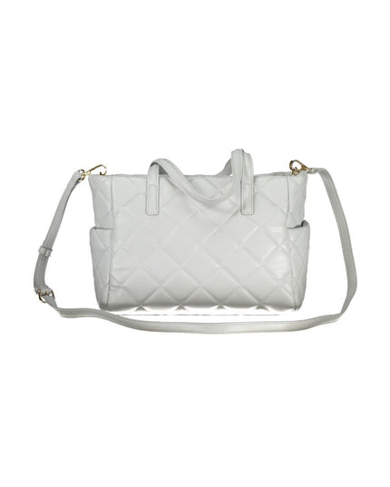Mario Valentino Gray Polyethylene Handbag