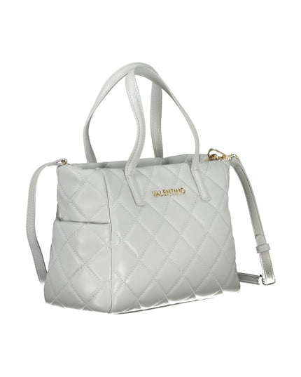 Mario Valentino Gray Polyethylene Handbag