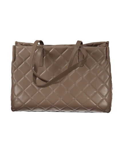 Mario Valentino Brown Polyethylene Handbag