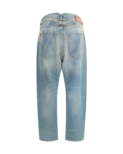 Vivienne Westwood Light Blue Cotton Relaxed Fit Jeans