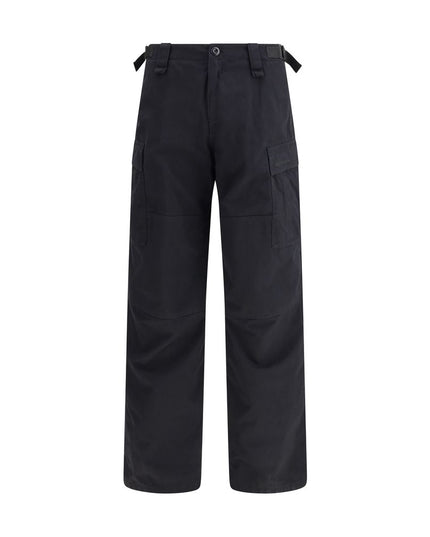 Balenciaga Black Cotton Cargo Pants