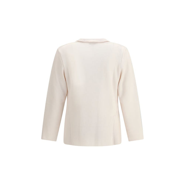 Lardini Cream Wool Coat