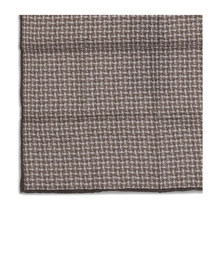 Brunello Cucinelli Brown Silk Scarf
