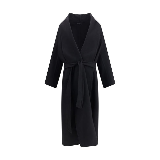 Tom Ford Black Fleece Wool Coat