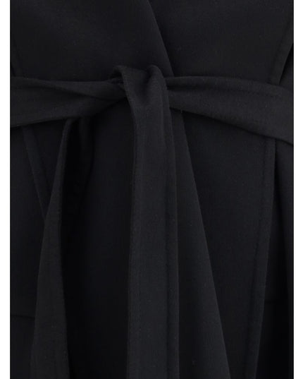 Tom Ford Black Fleece Wool Coat