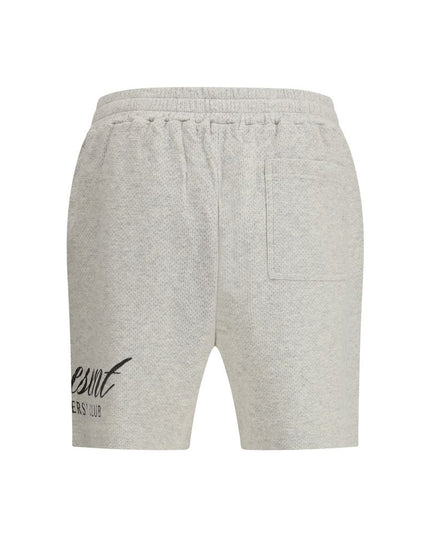 Represent Cream Cotton Bermuda Shorts