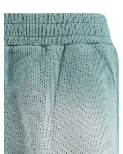Represent Green Cotton Bermuda Shorts