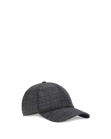 Brunello Cucinelli Gray Fleece Wool Cap (Baseball Hat)