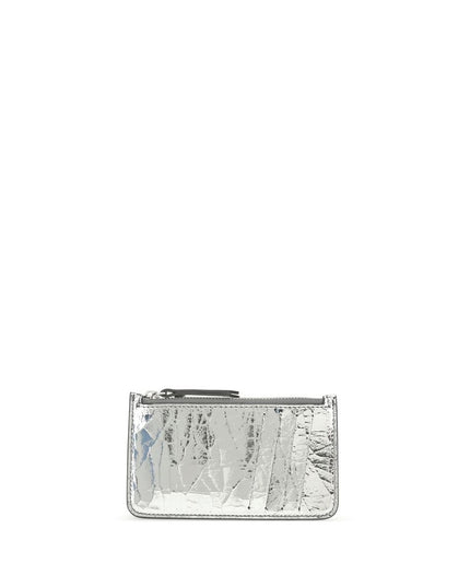 Margiela Silver Calf Leather Bos Taurus Wallet