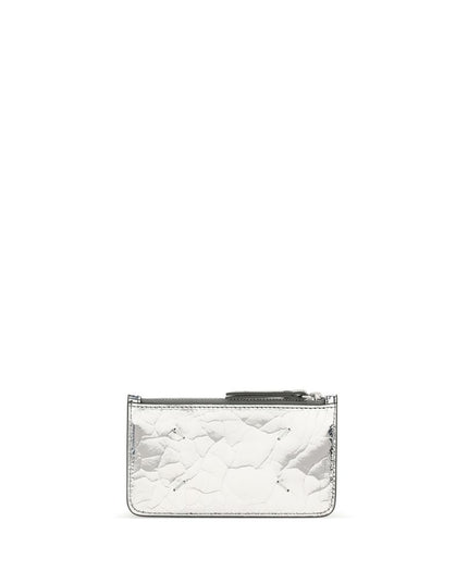 Margiela Silver Calf Leather Bos Taurus Wallet