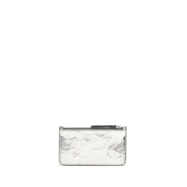 Margiela Silver Calf Leather Bos Taurus Wallet