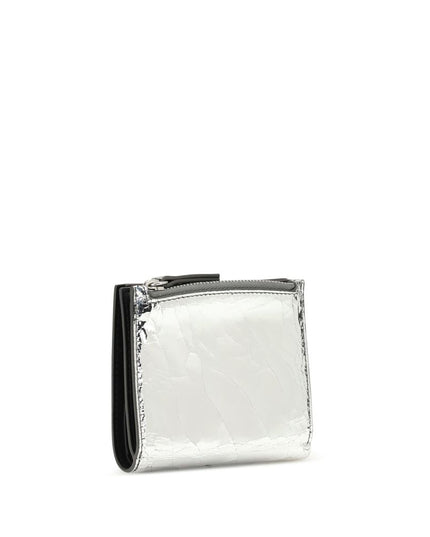 Margiela Silver Calf Leather Bos Taurus Wallet