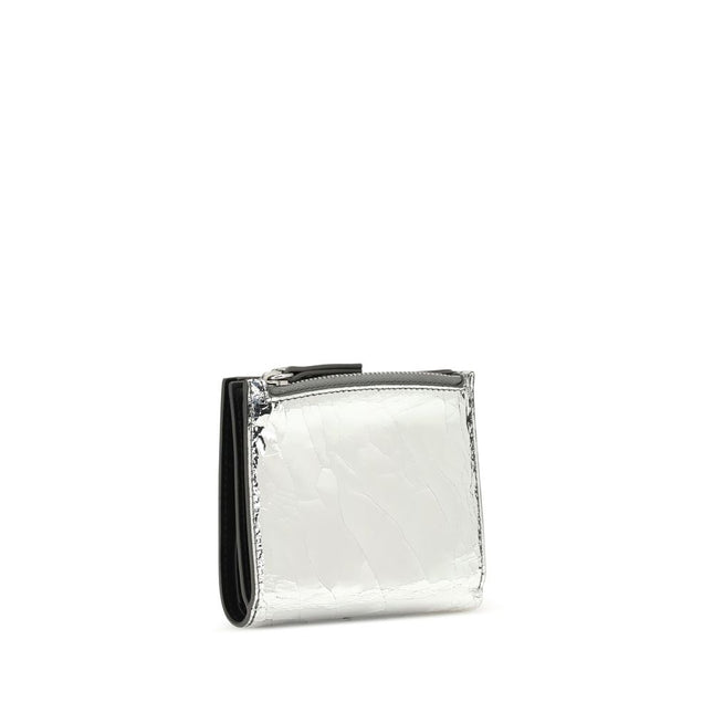 Margiela Silver Calf Leather Bos Taurus Wallet