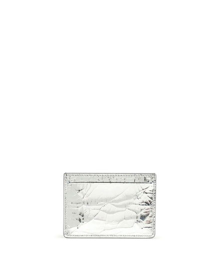 Margiela Silver Leather Wallet