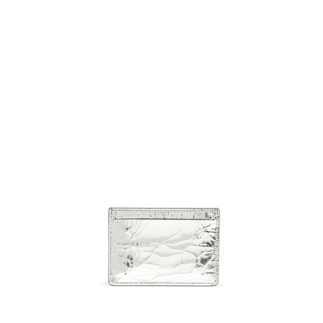 Margiela Silver Leather Wallet
