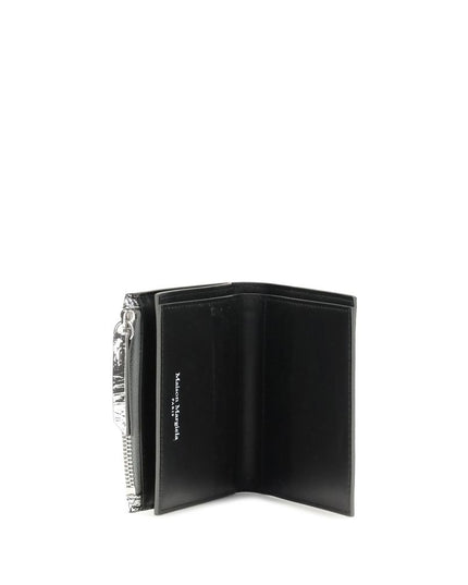 Margiela Silver Calf Leather Bos Taurus Wallet