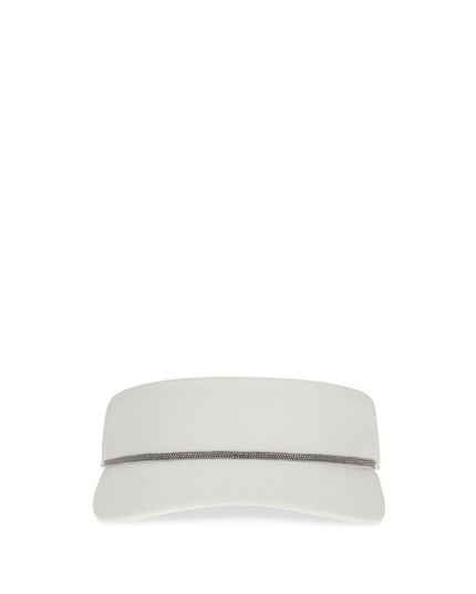 Brunello Cucinelli White Polyester Cap (Baseball Hat)