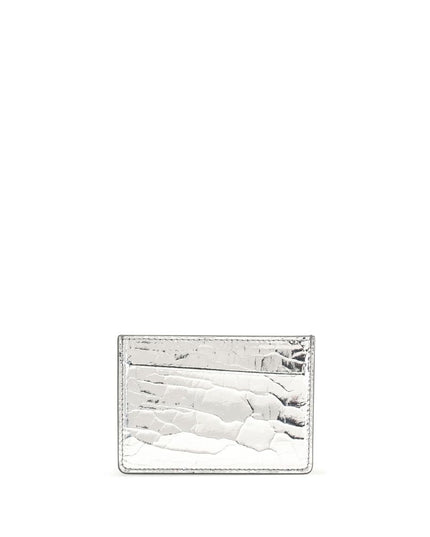 Margiela Silver Leather Wallet