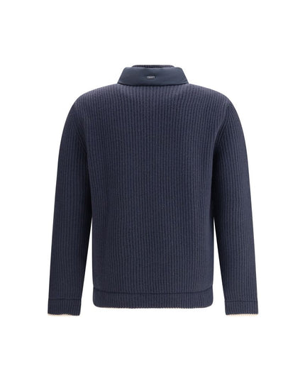 Herno Blue Wool Coat