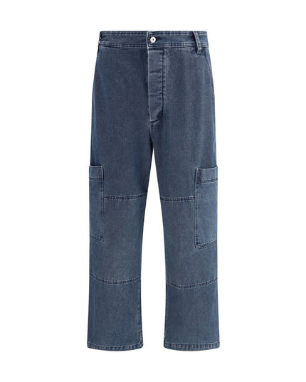 Jacquemus Blue Cotton Jeans Denim