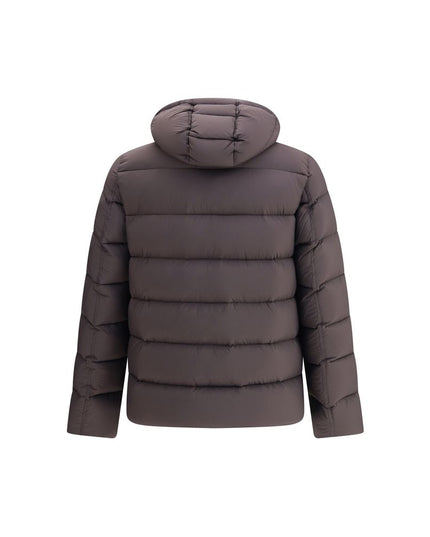 Herno Brown Polyamide Bomber