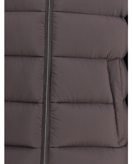 Herno Brown Polyamide Bomber